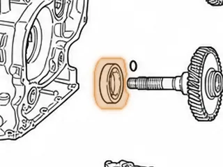 Ball Bearing, MX17 Drive Transfer Gear (Front) — Part # 67263A