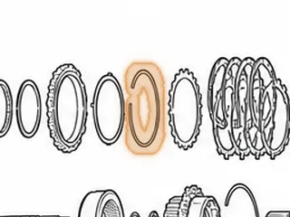 Snap Ring, A140 Overdrive Direct Drum (Top) — Part # 67864C