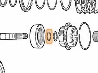 Race, A240 Underdrive Sun Gear To Countershaft — Part # 67216D
