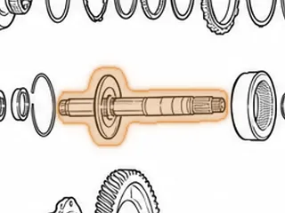 Shaft, A240 Underdrive Input (Countershaft) — Part # 67676D