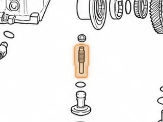 Adjustable Bolt, A404/413/470/670 Kickdown Band — Part # 32919