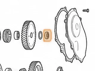 Nut, A404/413/470/670 Pinion Shaft — Part # 32795