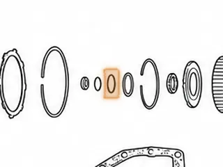 Snap Ring, A404/413/470/673 Holds Front Planet To Hub — Part # 32881