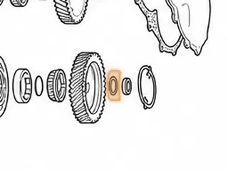 Washer, A404/413/470/670 Under Pinion Shaft Nut (Use 32271) — Part # 32277