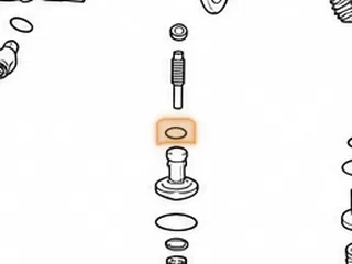 Ring, A413/470/670 Kickdown Servo (Small) 1.000”OD (Teflon) 1981-Up — Part # 12194T