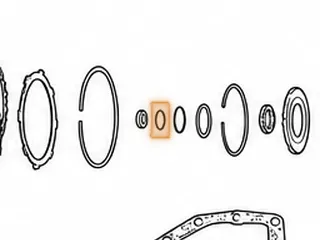 Snap Ring, A404/413/470/676 Holds Front Planet To Output Shaft — Part # 32894
