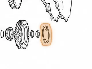Retainer, A404/413/470/670 Transfer Gear Nut (Keeps Nut From Backing Off) (Goes With 32727B) — Part # 32727A
