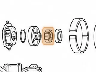 Bearing & Race Kit, A404/413/470/670 Rear Ring Gear To Case & Drive Gear .............................................… — Part # T32254K
