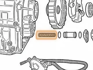 Spring, A440F C-1 Accumulator (3.535” Long) — Part # 141936A