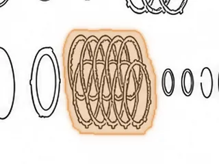 Steel, A440F/A442F Direct Clutch (.071”) (10 Teeth) 1985-95 (Use 141122A) — Part # 141126A