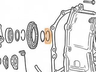 Snap Ring, A440F Retainer # 691 To Extension Housing (Use 141894A) — Part # 141895A