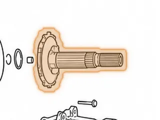 Output Shaft, A440F 4WD (7 1/2” Long) — Part # 141678A