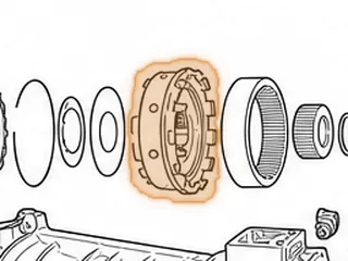 Planet, A440F Rear (Angled Cut Gears) (2.351” Thick) — Part # 141584