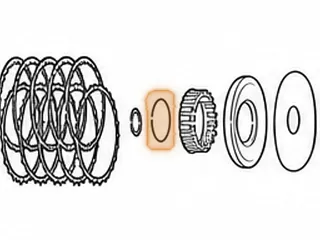 Snap Ring, A4AF3 Holds Retainer To Overdrive Drum — Part # 42862LB