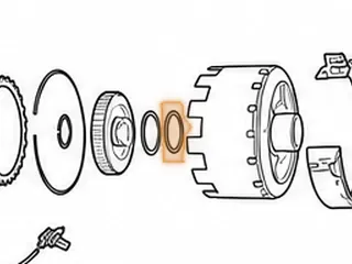 Bearing W/Race, KM170/KM171 Planet To Output Hub (1.805”OD) (Also Forward Hub To Kickdown Drum) — Part # 42251B