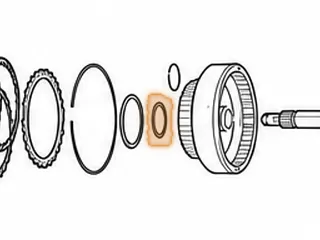 Bearing With Race, All KM Series Forward Drum To Stator — Part # 42229B