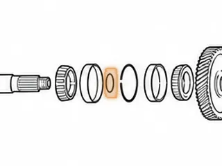 Shim, KM175-5/KM176-5/KM177-8/A4AF1/A4AF3/A4BF1/A4BF2 Pinion Shaft To Driven Transfer Gear (.062”) — Part # 42275E