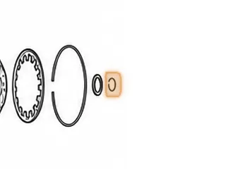 Snap Ring, KM171 Holds Race To Input Shaft (7/16”ID) 1983-88 — Part # 42881B