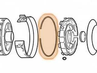 Snap Ring, KM171/KM172/KM175 Holds Low/Reverse Top Pressure Plate In (.110”) 1983-89 — Part # 42885BE