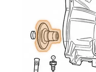 Hub, A4BF1/A4BF2 Annulus Gear (2.940” Overall Height)(1 1/8” Spline Length)(Uses A Snap Ring To Hold On The Gear) — Part # 42604LC