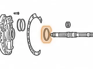 Washer, F4A41/F4A42/F4A51/W4A42/W4A51(W4A5A)/F5A51/A4CF1/A4CF2/A5HF1 Stator To Underdrive Drum (.079”)(# 18)(Plastic)… — Part # 41211AB