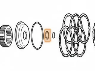 Snap Ring, A4CF1/A4CF2 Holds Underdrive Clutch Spring Retainer In (.060”Thick)(1.315”OD) 2006-Up — Part # 41865E