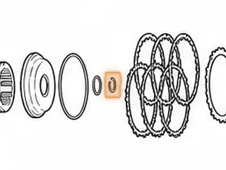 Snap Ring, F4A41/F4A42/W4A42/A4CF1/A4CF2 Holds Underdrive Drum To Input Shaft (.058” Thick)(1.033” OD) 1996-Up — Part # 41880A