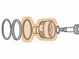 Planet, A4CF1/A4CF2 Output (Front)(4 Gear)(37 Teeth Sun Gear)(W/62 Teeth Ring Gear) 2006-Up — Part # 41584E