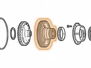 Gear, A4CF1/A4CF2 Drive Transfer (67 Teeth)(5.105”OD) 2006-Up — Part # 41710E