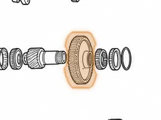 Gear, F4A41/F4A42/W4A42 Driven Transfer (75 Teeth)(No Groove) 1996-Up — Part # 41712AA