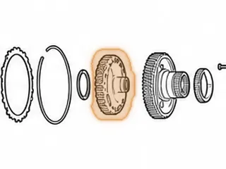 Hub, F4A51/W4A51(W4A5A)/F5A51/A5HF1 Underdrive Clutch (4.715”OD) 1996-Up — Part # 41571B