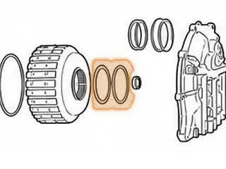 Bearing W/Race, F4A41/F4A42/F4A51/W4A42/W4A51(W4A5A)/F5A51/A5HF1 Reverse Drum To Rear Cover (.110”Thick)(2.315”OD)… — Part # 41232A