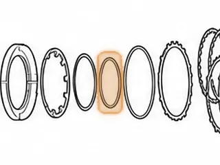 Snap Ring, A4CF1/A4CF2 Holds Low/Reverse Clutch Return Spring In (.058”Thick) (4.025”OD) 2006-Up — Part # 41893E