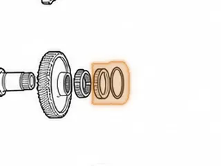 Cup Race, F4A41/F4A42/F4A51/W4A42/W451 (W4A5A) Pinion (Rear)(2.165”OD) (Cast # NSK HR 32006XJ) 1996-Up — Part # 41280A