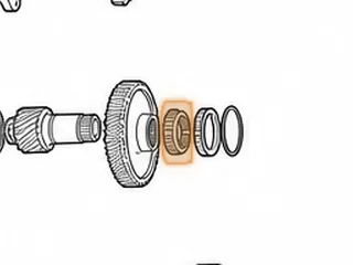 Cone Bearing, F4A41/F4A42/F4A51/W4A42/W4A51(W4A5A) Pinion (Rear)(19 Rollers) (1.180” ID)(Cast # NSK HR 32006XJ) 1996-Up — Part # 41281A