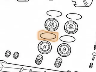Lathe Cut Seal, C-3 Intermediate Servo Cover 1974-78 and A4LD Intermediate & Overdrive Servo Cover 1985 — Part # 56362