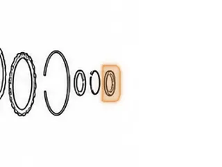 Washer, C-3/A4LD Between Forward Drum & Hub (4 Inner Tabs) (Brass) 1974-89 — Part # 56231