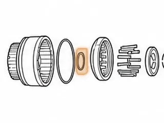Lathe Cut Seal, C-3/A4LD/4R44E/4R55E/5R55E Forward Clutch (Inner) — Part # 56334