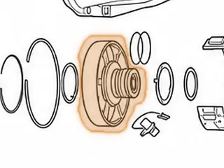 Center Support, A4LD (Does Not Use A Bearing #226) 1985-92 — Part # 56630