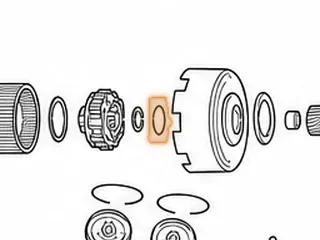 Snap Ring, C-3/A4LD/4R44E/4R55E/5R55E Holds Sun Gear In Shell — Part # 56884