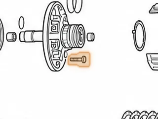 Bolt Set, A4LD Pump To Bell (Hex Head) — Part # 56778K