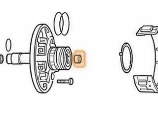 Bushing, 5R55N/5R55S/5R55W Stator (Rear) 1999-Up — Part # 56037