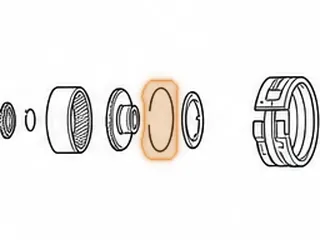 Snap Ring, C-3/A4LD/4R44E/4R55E/5R55E Holds Rear Hub To Rear Ring Gear — Part # 56889