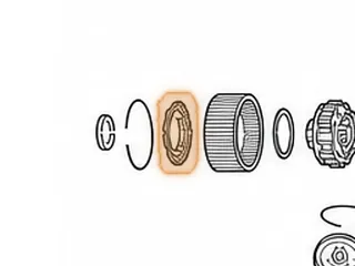 Hub, A4LD/4R44E/4R55E/5R55E Forward Ring Gear (12 Small Teeth) L1987-Up — Part # 56602C