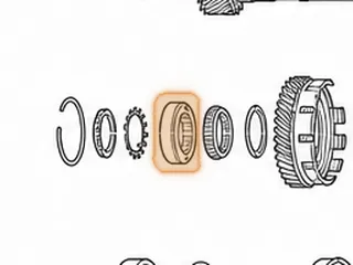 Ball Bearing, A540 Case To Intermediate Shaft — Part # 87263