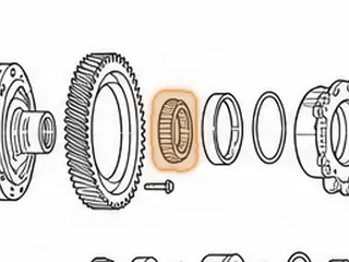 Tapered Bearing, A540 Differential (Ring Gear Side) 1989 — Part # 87289