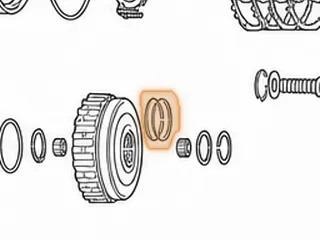 Ring, A540 Overdrive Direct Clutch (Teflon) — Part # 67185CT
