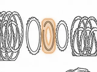 Snap Ring, A540 Holds Overdrive Direct Pressure Plate In Drum — Part # 87864