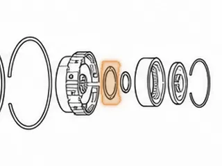 Washer, A540 Rear Planet To Ring Gear (Plastic) (Late) (Tabs Are Not In The Center ID Of The Washer) — Part # 87251A