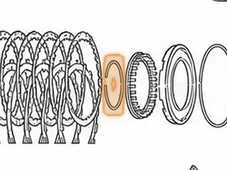 Snap Ring, A540 Holds Reverse Clutch Retainer In — Part # 87893